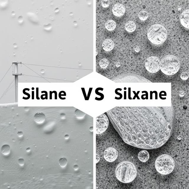 Repelentes de água de silano e siloxano para concreto e alvenaria