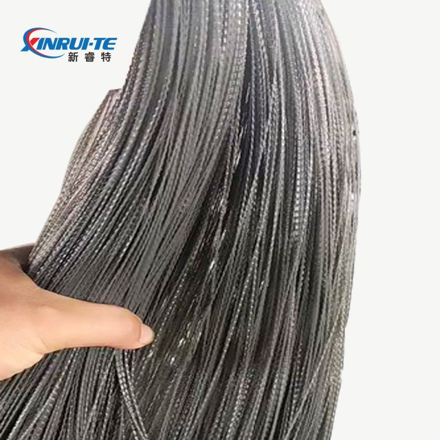  Fibras PP cinzentas em relevo de alta resistência para concreto pulverizado