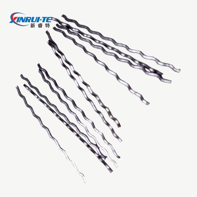 Materiais de construção Construção de fibras de aço onduladas para concreto