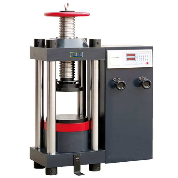 Máquina de teste de compressão digital